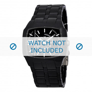 Diesel correa de reloj DZ1549 Plástico Negro 21mm