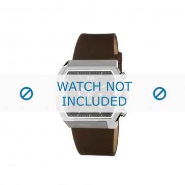 Diesel correa de reloj DZ4191 Cuero Marrón 30mm