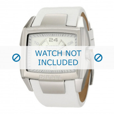 Correa de reloj Diesel DZ4247 Cuero Blanco 16mm