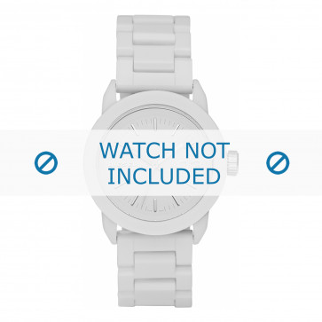Diesel correa de reloj DZ5262 Silicona Blanco 20mm