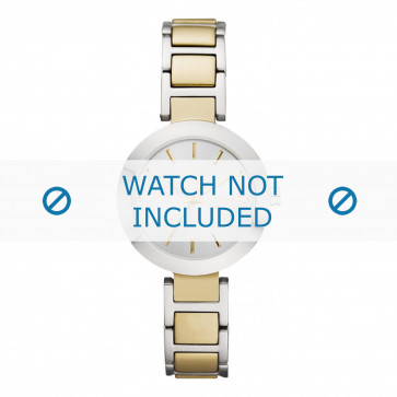 DKNY correa de reloj NY8747 Acero inoxidable Dorado 28mm