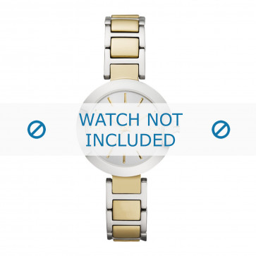 DKNY correa de reloj NY2401 Metal Dorado 12mm