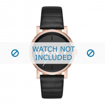 Correa de reloj DKNY NY2633 Cuero Negro 18mm