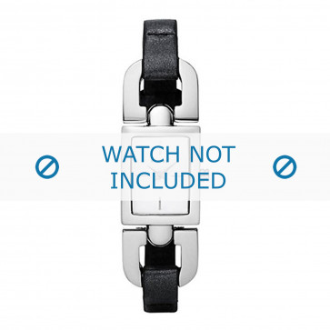 DKNY correa de reloj NY8131 Cuero Negro