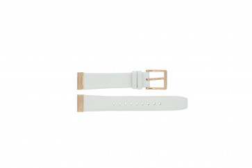 Correa de reloj DKNY NY8516 Cuero Blanco 18mm