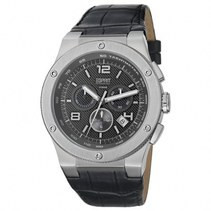 Correa de reloj Esprit ES102881 Cuero Negro 17mm