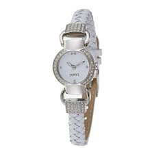 Esprit correa de reloj ES100932004 Cuero Blanco 9mm