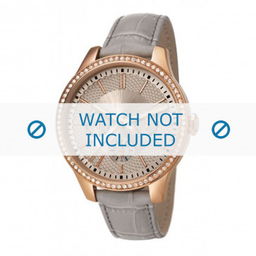 Esprit correa de reloj ES107132002-40L Cuero Gris  + costura gris