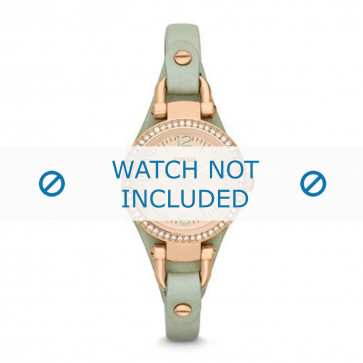 Correa de reloj Fossil ES3471 Cuero Verde 8mm