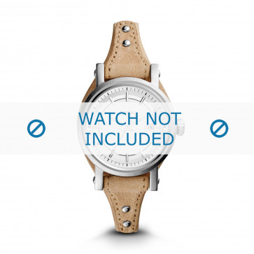 Correa de reloj Fossil ES3908 / Boyfriend Cuero Beige 14mm