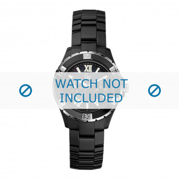 Guess correa de reloj X69002L2S / X69004L2S Cerámica Negro