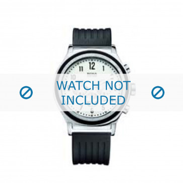 Hugo Boss correa de reloj HB-54-1-14-2117 / HB1512324 Caucho / plástico Negro 22mm