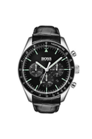 Correa de reloj Hugo Boss HB1513625 / HB-330-1-27-3093 / HB650603093 Cuero Negro