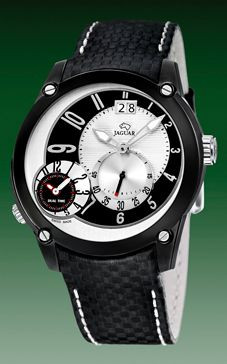 Correa de reloj Jaguar J632 Cuero Negro