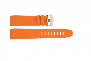 Correa de reloj Jacques Lemans 1-1358-0 Lona Naranja 22mm