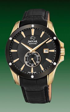 Correa de reloj Jaguar J881 Cuero Negro