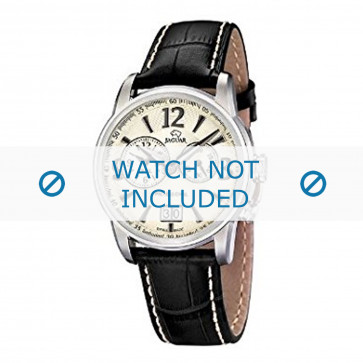 Correa de reloj Jaguar J619/3 Cuero Negro 22mm