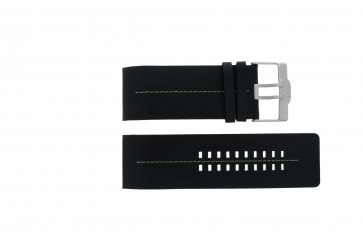 Correa de reloj Fossil JR9642 Cuero Negro 36mm