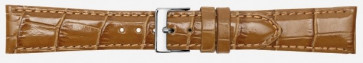 Correa de reloj Poletto 454.05.12 Cuero Marrón claro 12mm
