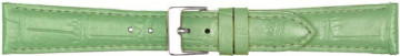 Correa de reloj Poletto 454.08.20 Cuero Verde claro 20mm