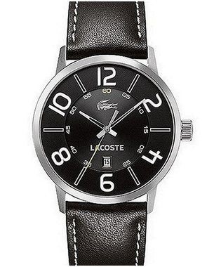 Correa de reloj Lacoste 2010499 / LC-44-1-14-2213 Cuero Negro 24mm