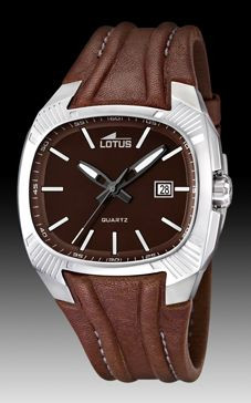 Correa de reloj Lotus 15759 C 15759 2 Cuero Marron 21mm