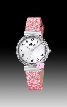 Correa de reloj Lotus 18625-1 Cuero Rosa 11mm