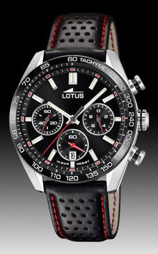 Correa de reloj Lotus 18915/4 Cuero Negro