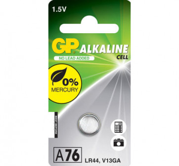 GP Pila de botón Batería A76 / LR44 / V13GA - 1.5v