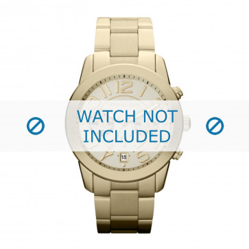 Michael Kors correa de reloj MK5726 Metal Dorado 22mm