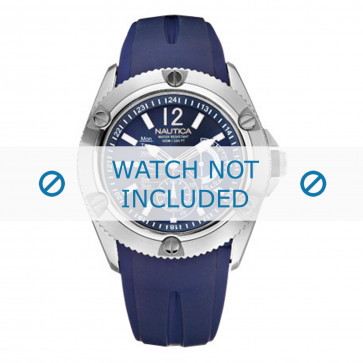Nautica correa de reloj A19000 Caucho Azul