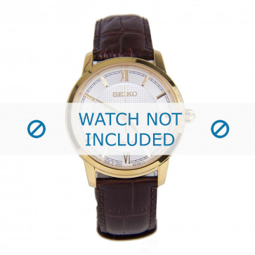 Correa de reloj Seiko SRPA14J1 / 4R35-01A0 / L0FR012K0 Cuero Marrón 20mm
