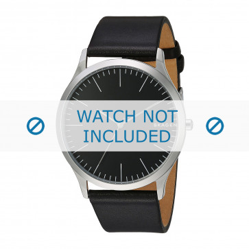 Correa de reloj Skagen SKW6329 Cuero Negro 22mm