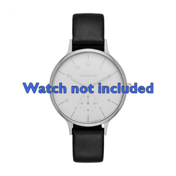 Skagen correa de reloj SKW2415 Piel Negro 14mm 