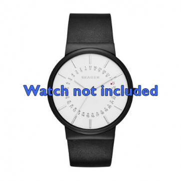 Skagen correa de reloj SKW6243 Piel Negro 20mm 