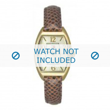 Tommy Hilfiger correa de reloj TH-48-3-21-0713 - TH679300952 / 1780762 Cuero Marrón 12mm + costura marrón
