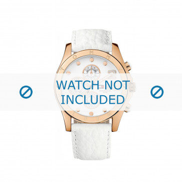 Correa de reloj Tommy Hilfiger TH-03-3-34-0860 Cuero Blanco 22mm