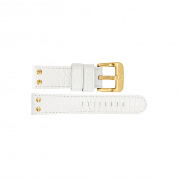Correa de reloj TW Steel TWB29 Cuero Blanco 22mm