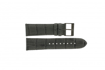 Guess correa de reloj W19531G1 Piel Gris 24mm 