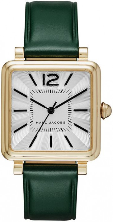 Correa de reloj Marc by Marc Jacobs MJ1492 Cuero Verde 16mm