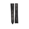 Correa de reloj Omega 032Z016602 Cuero de cocodrilo Negro 20mm