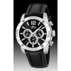 Correa de reloj Lotus 15644-8 Cuero Negro 23mm
