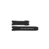 Correa de reloj Lotus 18189-2 / 18192-3 Caucho Negro 22mm