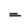 Correa de reloj Universal 61185.10.16.C Cuero Negro 16mm