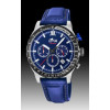 Correa de reloj Lotus 18587-2 / 18588 Cuero Azul 22mm
