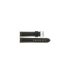 Correa de reloj Universal 393.01.10 Cuero Negro 20mm