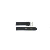 Correa de reloj Universal 394.01.05 Cuero Negro 20mm