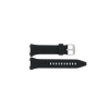 Correa de reloj Seiko 7T62-0JZ0 / SNAD61P9 / SNAD35P2 Caucho Negro 12mm