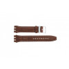 Correa de reloj Swatch (alt.) 516431.94.17 Cuero Cognac 17mm