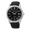 Correa de reloj Seiko 7N42-0GA0 / SGEH19P1 / L0CL011J0 Cuero Negro 21mm